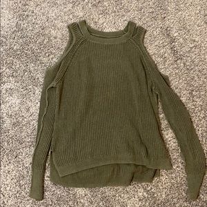 Hollister Army Green Sweater